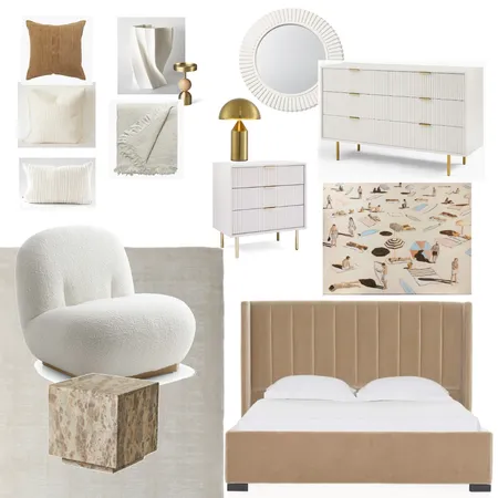 Boomerang - Bedroom 1 Interior Design Mood Board by envisual design on Style Sourcebook