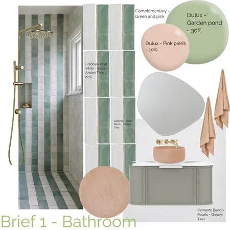 Brief 1 - Bathroom Interior Design Mood Board by FayeElizabeth on Style Sourcebook