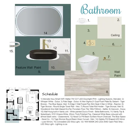 Bathroom Interior Design Mood Board by AndreG on Style Sourcebook