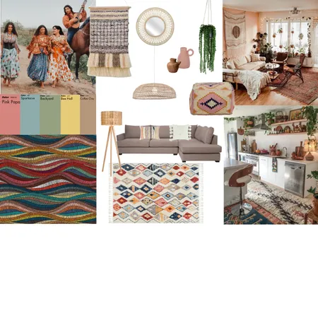 bohemian Interior Design Mood Board by SahelIzadi on Style Sourcebook