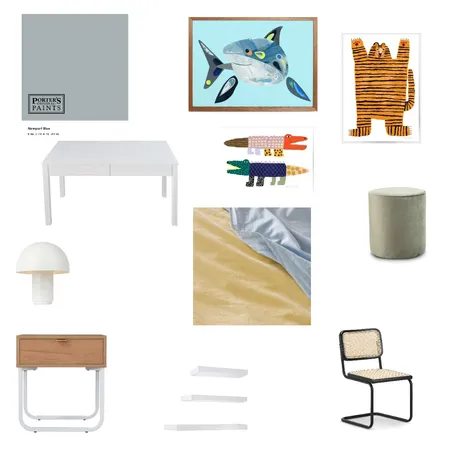 boys bedroom Interior Design Mood Board by KIRBYL on Style Sourcebook