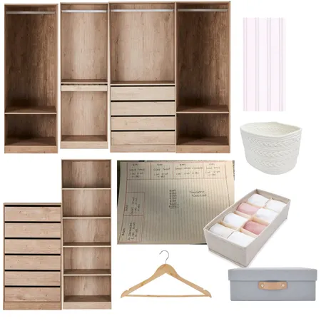 Walk-in wardrobe Interior Design Mood Board by Sally Simsen on Style Sourcebook