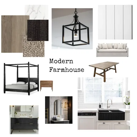 Modern Farmhouse Interior Design Mood Board by tleonard on Style Sourcebook