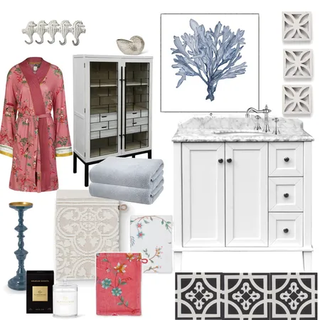 Bathroom Interior Design Mood Board by Nicole Preou on Style Sourcebook