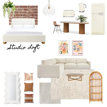 Studio Loft Interior Design Mood Board by Ciara Kelly