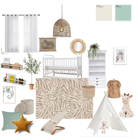 Safari Baby Interior Design Mood Board by HEvans on Style Sourcebook