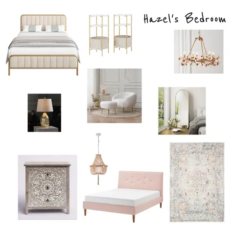 Hazel's Bedroom (2) Interior Design Mood Board by Nolden New House on Style Sourcebook