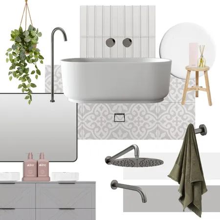 Mood Board Mondays - Bao Elegant Bath Interior Design Mood Board by The Blue Space on Style Sourcebook