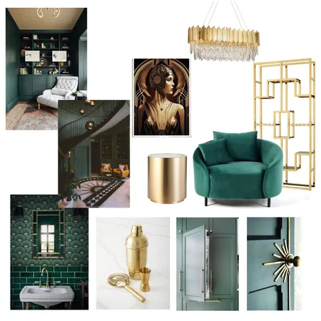 Art Deco Interior Design Mood Board by mfujiwara on Style Sourcebook