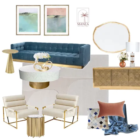 Luxe Living Interior Design Mood Board by Manea Interior Design & Styling on Style Sourcebook