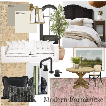 Modern Farmhouse Interior Design Mood Board by Shantelle on Style Sourcebook