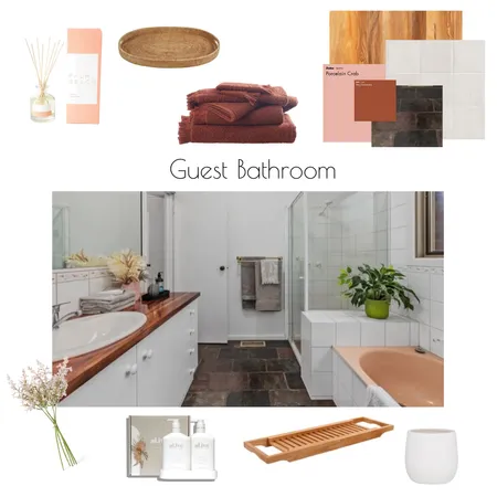 Guest Bathroom Interior Design Mood Board by BH on Style Sourcebook