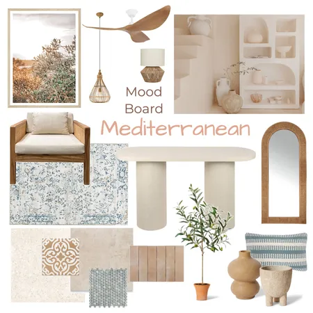 Mediterranean Mood Board 2 Interior Design Mood Board by Jasakerah Designs on Style Sourcebook