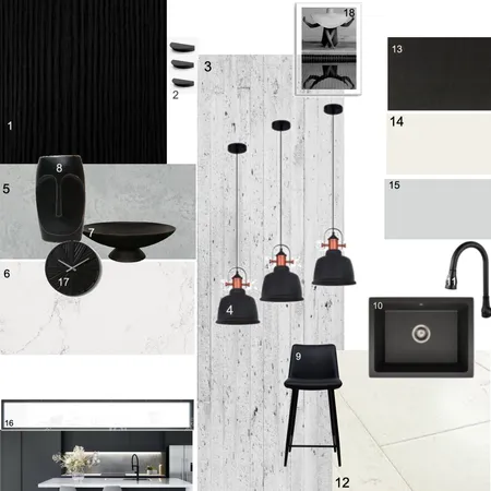 Kitchen Sample Board Interior Design Mood Board by NCMDESIGN on Style Sourcebook