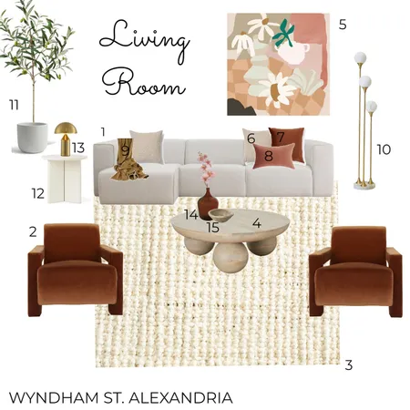 Nicky - Living Room Interior Design Mood Board by theacrowley on Style Sourcebook