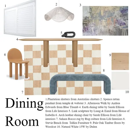 Dining Room Interior Design Mood Board by ainsleighblair on Style Sourcebook