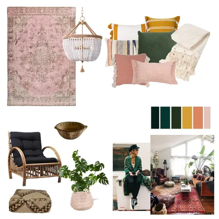 Bohemian Interior Design Mood Board by Hoogewicz on Style Sourcebook