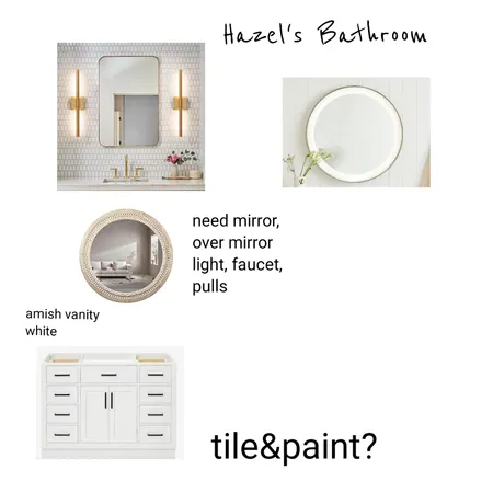 Hazel's Bathroom Interior Design Mood Board by Nolden New House on Style Sourcebook