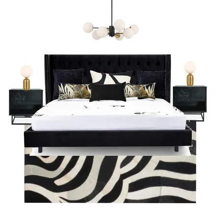 luxury black bedroom Interior Design Mood Board by welda on Style Sourcebook