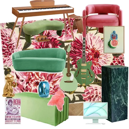 Studio - Jade, Coral & Ocean Interior Design Mood Board by dl2407 on Style Sourcebook