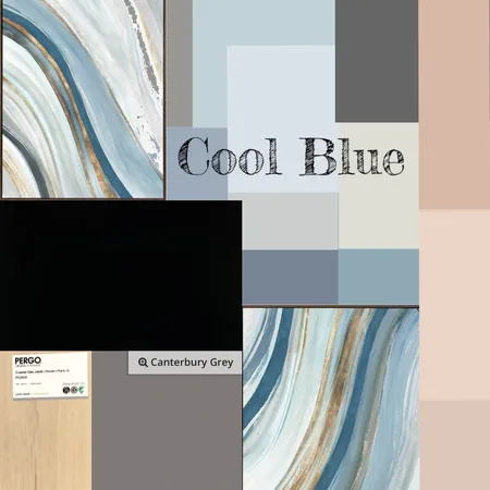 Scarborough Accent Palette Cool Blue Interior Design Mood Board by Colette on Style Sourcebook