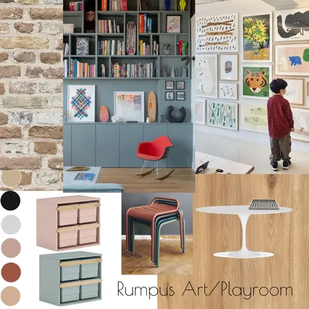 Rumpus Art/Playroom Interior Design Mood Board by TarshaO on Style Sourcebook