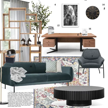 study Interior Design Mood Board by irina.tsygankova89@gmail.com on Style Sourcebook