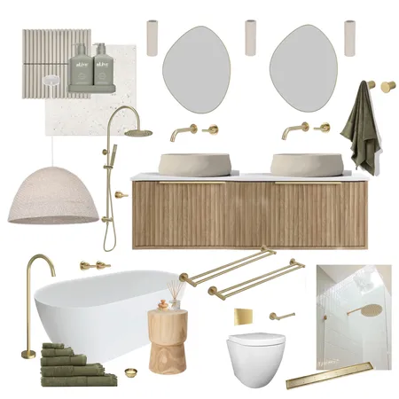 Bedroom to Bathroom Sample Board Interior Design Mood Board by kirbyabley on Style Sourcebook