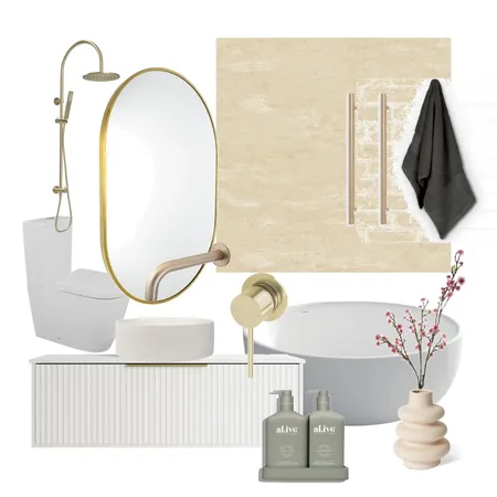 Ironbark - Main Bathroom Interior Design Mood Board by ironbarkorganicdesigns on Style Sourcebook