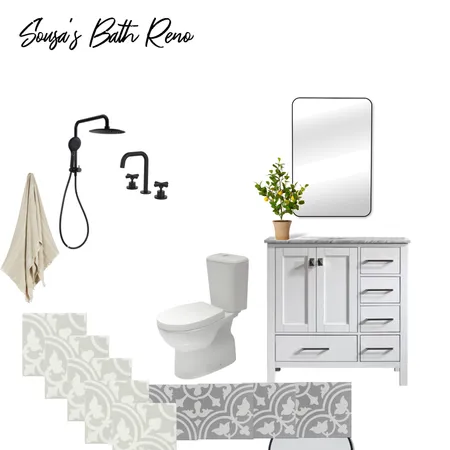 Sousa's Bathroom Reno Interior Design Mood Board by AlineGlover on Style Sourcebook