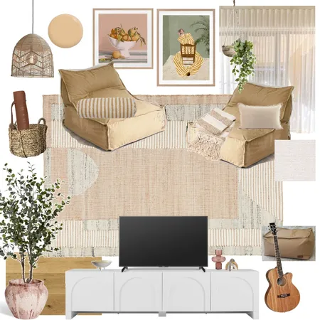 Morgan's Creative Space Sample Board Interior Design Mood Board by LaurenGatt on Style Sourcebook