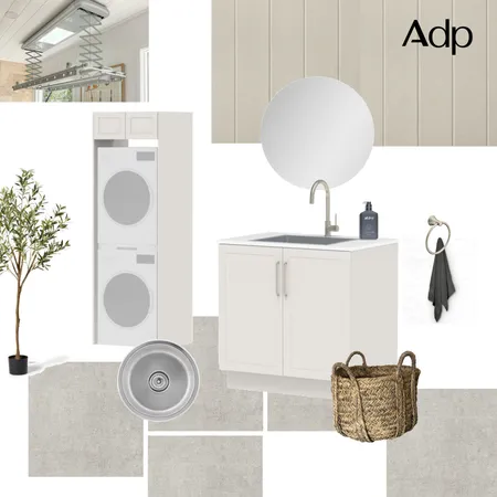 Classic White Laundry | ADP Modular Laundry Interior Design Mood Board by ADP on Style Sourcebook