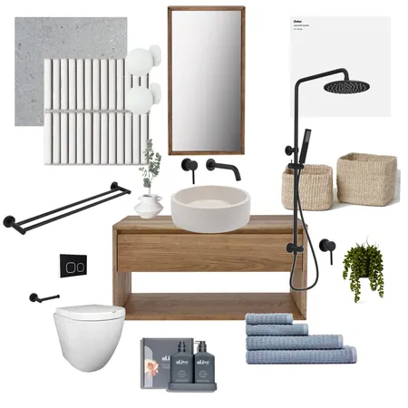 Bathroom Renovation Sample Board Interior Design Mood Board by kirbyabley on Style Sourcebook