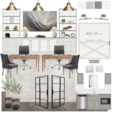 Module 12 - Office Front Interior Design Mood Board by Model Interiors on Style Sourcebook