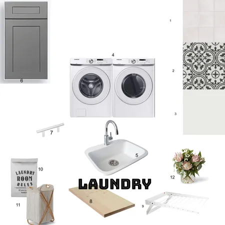 Laundry Interior Design Mood Board by ErikaV on Style Sourcebook