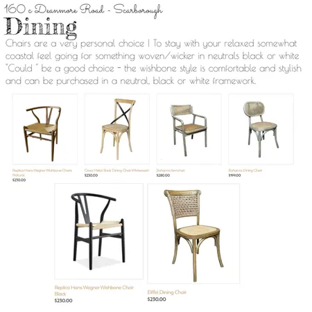 Scarborough Dining Chairs 1 Interior Design Mood Board by Colette on Style Sourcebook