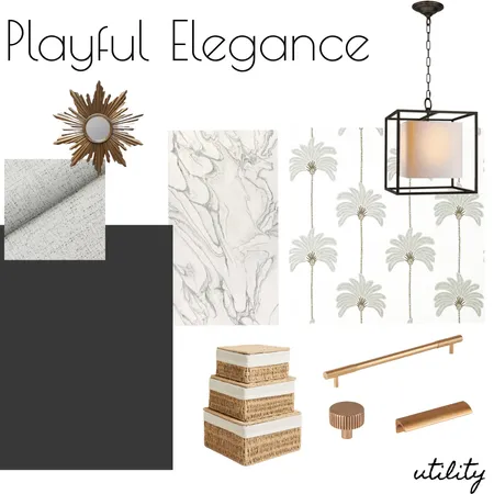 PLAYFUL ELEGANCE - Utility Interior Design Mood Board by RLInteriors on Style Sourcebook