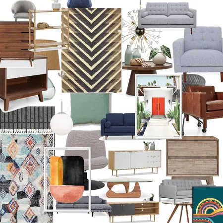 Mid-Century Modern by mishQa Interior Design Mood Board by TheMeyerZen on Style Sourcebook