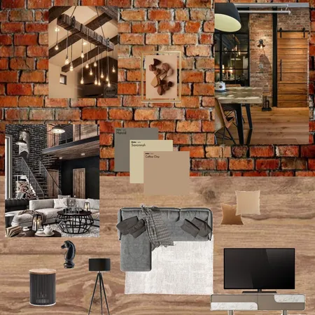 Industrial Mood Board Interior Design Mood Board by Jezreel on Style Sourcebook