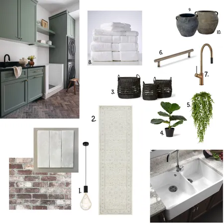 Laundry Room Interior Design Mood Board by ELIZABETHSCOTTE on Style Sourcebook