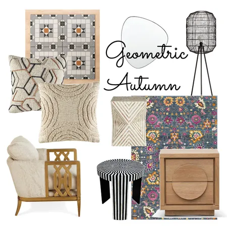 Geometric Autumn Interior Design Mood Board by JPM+SAG Staging and Redesign on Style Sourcebook