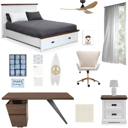 Kids Bedroom - coastal style Interior Design Mood Board by dania on Style Sourcebook