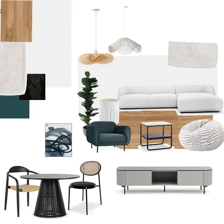 סלון Interior Design Mood Board by YONATAN on Style Sourcebook