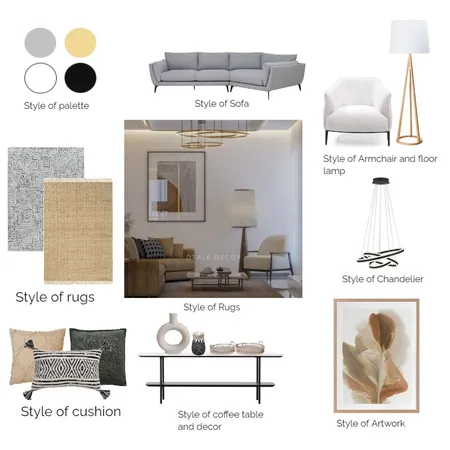 formal living Interior Design Mood Board by haze creation on Style Sourcebook