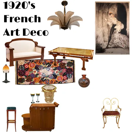 1920" French Art Deco Interior Design Mood Board by Jkjenm on Style Sourcebook