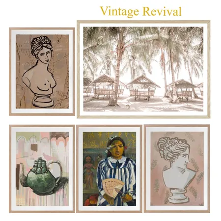 Vinatage Revival Interior Design Mood Board by JPM+SAG Staging and Redesign on Style Sourcebook