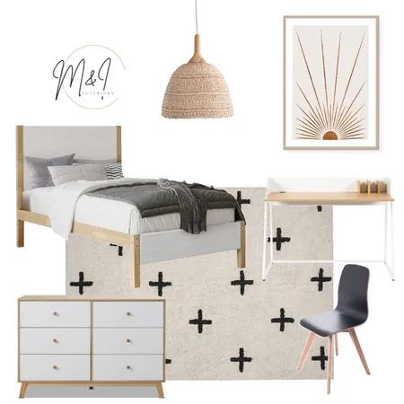 Kids Bedroom Interior Design Mood Board by M&I Interiors on Style Sourcebook