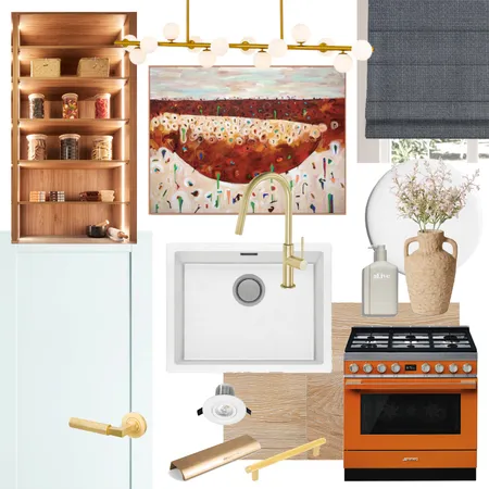 The Block - Eliza and Liberty's Kitchen & Laundry Interior Design Mood Board by The Blue Space on Style Sourcebook