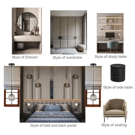 bedroom 2 Interior Design Mood Board by haze creation on Style Sourcebook