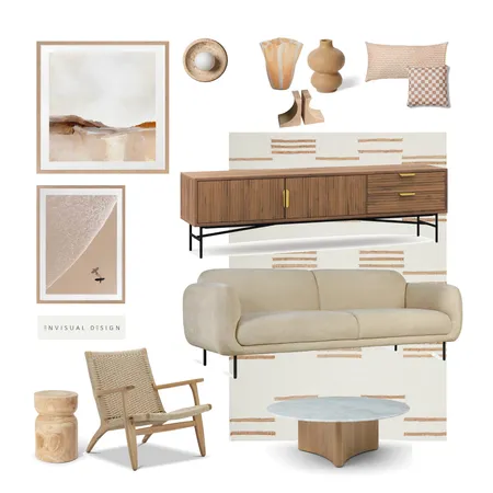 Contemporary Coastal Living Interior Design Mood Board by envisual design on Style Sourcebook